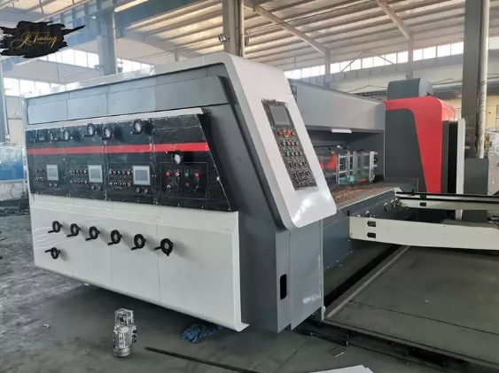 Corrugation Cardboard Packaging Machinery Flexo Printer Slotter Die Cutter Carton Box Machine